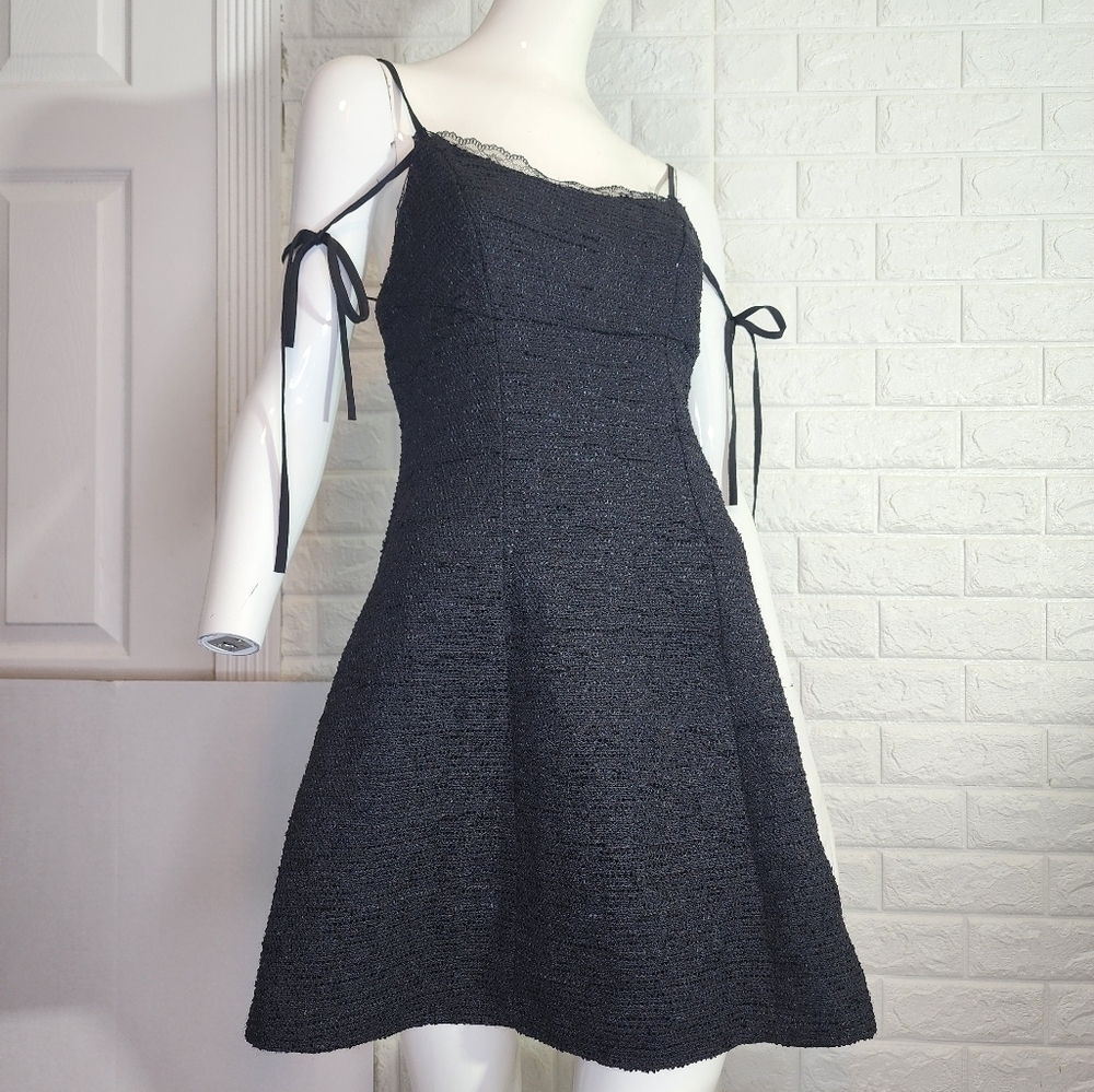 Love +Harmony black Minidress size Small with adjustable straps New with Tag - Picture 4 of 12